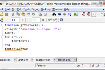 Script Ruby Faktor 2 Bilangan