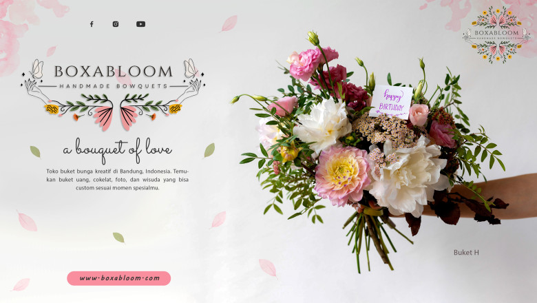 BoxaBloom Bandung: Jasa Pembuatan Buket Murah, Unik, dan Berkualitas